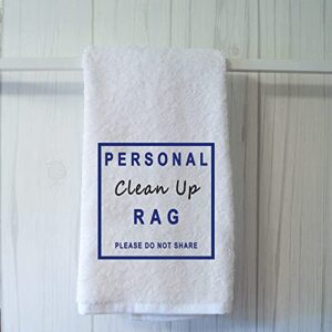 Personal Clean Up Rag Naughty Funny Wash Towel for Boyfriend Huaband Adult Humor Gift (Personal Clean Up Rag)