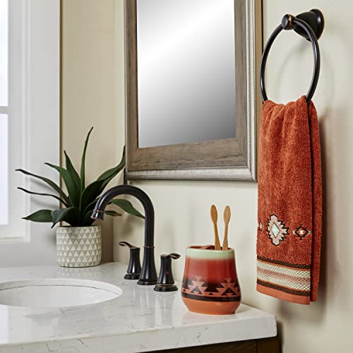SKL Home Southwest Sunset Hand Towel, 15x26, Rust