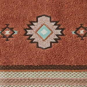 SKL Home Southwest Sunset Hand Towel, 15x26, Rust