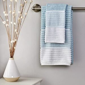 SKL Home by Saturday Knight Ltd. Planet Ombre 2 Pc Hand Towel Set, Aqua