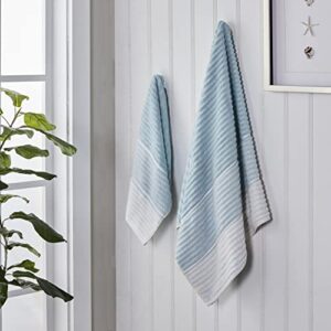 SKL Home by Saturday Knight Ltd. Planet Ombre 2 Pc Hand Towel Set, Aqua