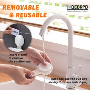 HQEBRPD Shower Caddy Suction Cup, shower organizer Reusable shower shelves No-Drilling adhesive Shower Basket Storage for Bathroom Shower Suction Caddy for Bathing supplies Gel,plastic