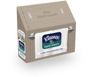 kleenex hand towels - white, 60ct (pack of 2)