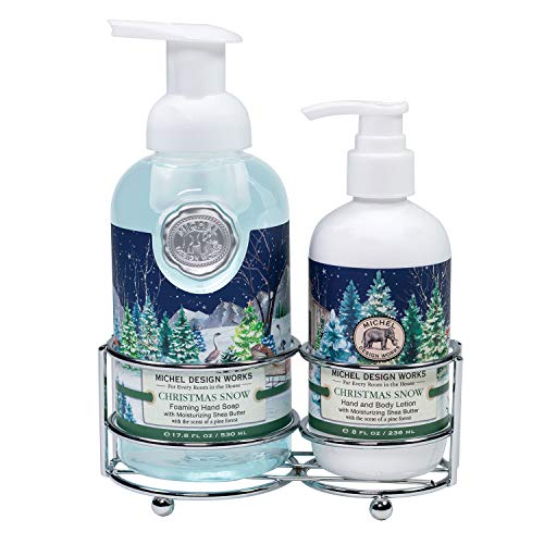 Michel Design Works Handcare Caddy, Christmas Snow