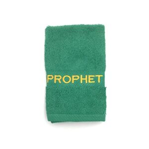 Mercy Robes Preaching Hand Towel Prophet(Green/Gold)