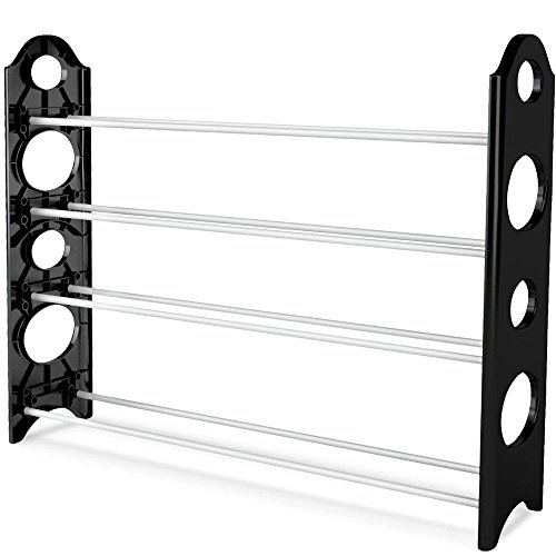 Concise Integration Shoe Rack (4-Tier 20-Pair)