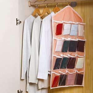 U-M 16 Pockets Clear Over Door Hanging Bag Shoe Rack Hanger Storage Organizer Durable Processed