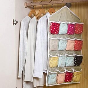 U-M 16 Pockets Clear Over Door Hanging Bag Shoe Rack Hanger Storage Organizer Durable Processed