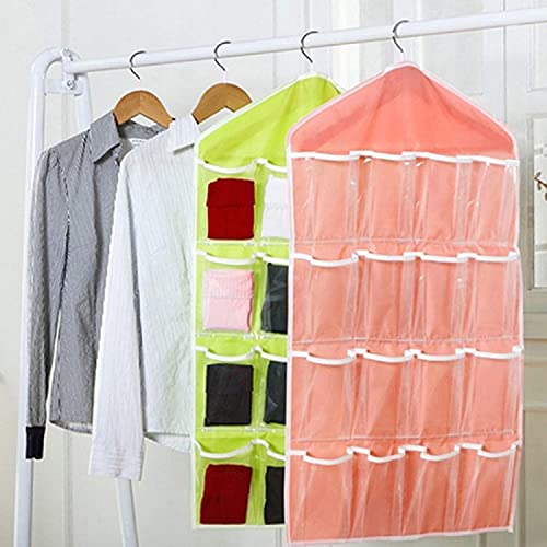 U-M 16 Pockets Clear Over Door Hanging Bag Shoe Rack Hanger Storage Organizer Durable Processed