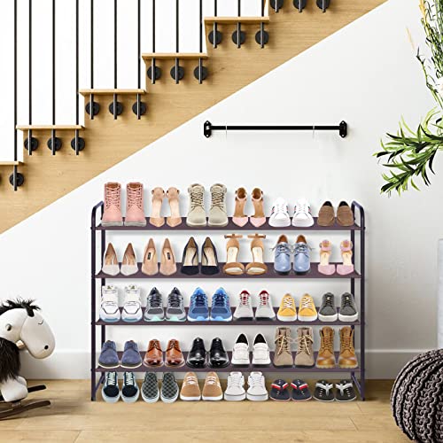 KIMBORA 4 Tier Shoe Rack & 3 Tier Metal Long Shoe Rack