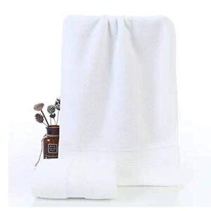 100% Cotton Hand Towels 2 Pack , Salon Thick Bath Hand Towel,Gym Towel 14" x 30", Face Cloth, Soft and Absorbent Washcloths Set for Home Bathroom Hotel (White)…