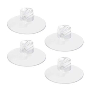 chengfu 4 pack bathroom shower caddy connectors suction cups, heavy strength clear suction cups compatible with zenna home, simple houseware, geekdigg, plumboss, splash home