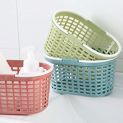 Portable Shower Caddy Basket with Handle Box, Large Storage Organizer Bin for Shampoo Body Wash
