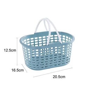 Portable Shower Caddy Basket with Handle Box, Large Storage Organizer Bin for Shampoo Body Wash