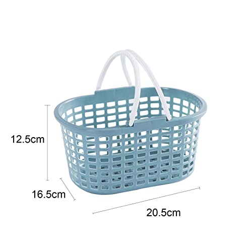 Portable Shower Caddy Basket with Handle Box, Large Storage Organizer Bin for Shampoo Body Wash