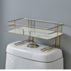 bathroom gold holder wallet toilet storage shower organizer caddy black shelf basket