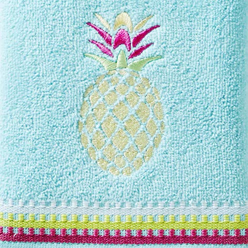 SKL Home Colorful Pineapple Hand Towel Set, 2 Count