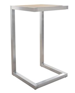 econoco t504sc-h pedestal table, 24" length x 24" width x 42" height