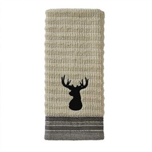 SKL Home Aspen Lodge Hand Towel Set, Cotton, Wheat Small