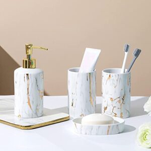 jinyisi bathroom accessory set,ceramics bathroom accessories,4 pcs white bathroom sets accessories,bathroom wash cup toothbrush cup set