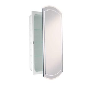 Head West 8209 Medicine Cabinet Mirror, 16 X 30, White