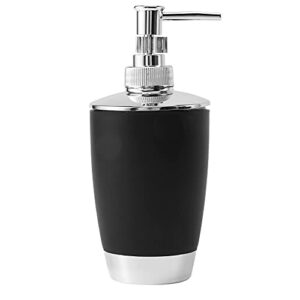 KVSERT 4Pcs/Set Bathroom Suit Set Bathing Accessories Includes Soap Box Cup Toothbrush Holder Soap Dispenser Soap Set Black