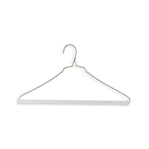 strut tube pant hangers 16” 14.5g (white, box of 500)