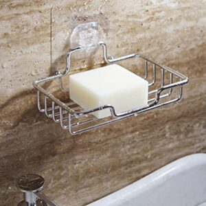 iminfit Stainless Steel Bathroom Corner Shower Shelf Wrought Iron Shampoo Storage Rack Holder With Suction Cup Bathroom Accessories