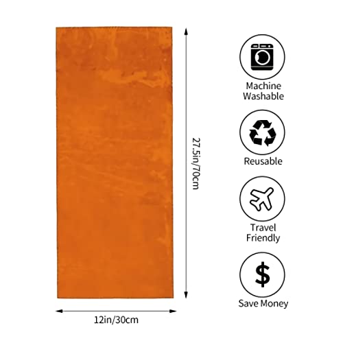 Old Burnt Orange Towels Halloween Or Autumn Colors Multipurpose Towels Soft Highly Absorbent Towels Hand Towels for Bathroom ,Hand, Face, Kitchen,Gym and Spa