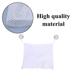 YANCAIYUNL 3 Pcs Bath Toy Storage Bath Toy Holder Removable Mesh Bag with 6 Extra Strong Suction Cups for Toy Storage Bags