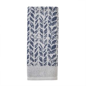 SKL Home by Saturday Knight Ltd. Distressed Leaves Hand Towel (2-Pack),Denim Blue