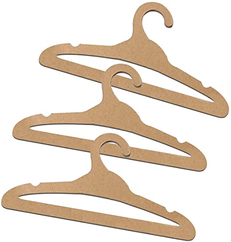 20 PCS Cardboard Hangers, Environmentally Friendly Recycled Paper Clothes Hangers for Adults (15.7x7.5in)