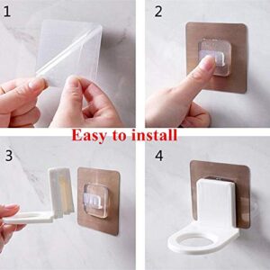 Shower Gel Bottle Rack Hook Bracket Bathroom Wall Magic Paste Shampoo Suction Wall Type Seamless Hook 3 Pack