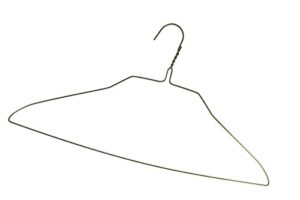 fabricare choice - box of 100 13 gauge 20" wire golf knit hangers gold