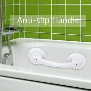 TOPINCN Bathroom Shower Room Anti-Slip Removable Handle with Super Strong Suction Cup for More Safety Hand Rail Support Bathroom Balance Bar