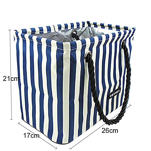 TINTON LIFE® Folding Quick Dry Shower Caddy Tote Bag with Mesh Bottom Waterproof Oxford Bath Organizer Perfect for Dorm, Gym, Camping, Beach, Spa