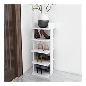 aveo shoe rack white narrow shoe rack for entryway, fashionable simple shoe rack suitable for home offiice 25 * 24 * 40cm (multiple choices) shoe cabinet (size : 5 layers of white)