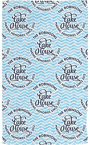 RNK Shops Lake House #2 Hand Towel - Full Print (Personalized)