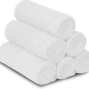 Salon Towel 16 x 26 White 24 Pack Premium Hand Towels - 100% Combed Ring Spun Cotton, Ultra Soft and Highly Absorbent, Extra Large Thick Hand Towels, Hotel & Spa Quality Hand Towels