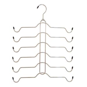 gxlqiju tank top hangers space saving hangers 360° rotating hook,closet organizer for bras,tank tops,cami,belts,ties,bathing suits, swimwear (silver, 1 pack)