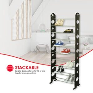 Sunbeam SR10744 Shoe Rack, Black