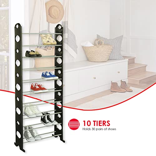 Sunbeam SR10744 Shoe Rack, Black