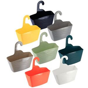 Evideco French Home Goods Orange Hanging Shower Caddy Organizer Plastic Basket