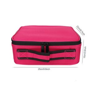 Cosmetics Bag Professional Portable osmetic Brush Organizer Nail Tool Storage Case Multi-Function for Train Case for Woman for Home for Salon