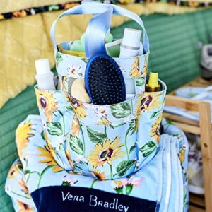 Vera Bradley Women's Recycled Lighten Up Shower Caddy, Cloud Vine Multi, One Size