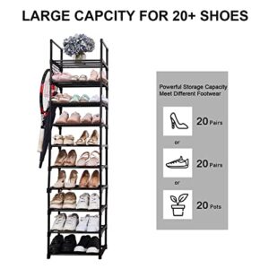 Mavivegue Shoe Rack, 8 Tier Large Shoe Rack Organizer Shoe Rack 10 Tier Shoe Rack,Shoe Stand