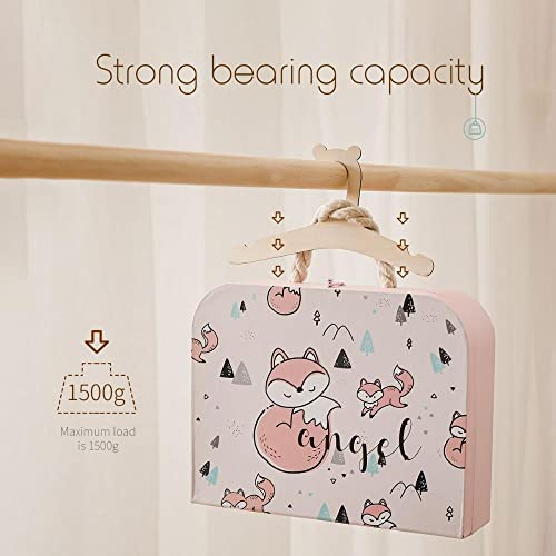 5/10 Pcs Baby Creative Hanger Rack Baby Wooden Clothes Hanger Home Girls Princess Room Nursery Decor(10pcs)