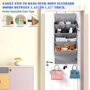 Alltope Over The Door Shoe Organizer, Large Hanging Shoe Organizer with 11 Pockets, Extra Large Fabric Pockets Oxford Cloth Shoes Storage Organizer for Men Sneakers Women High Heeled Shoes Storage