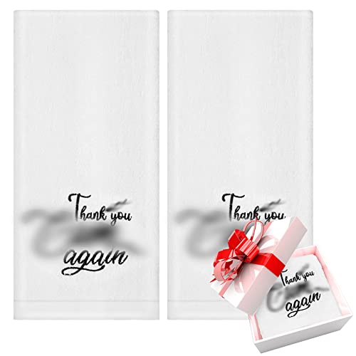 Rtteri 2 Pcs Funny Wash Towel Gifts from Wife Thank You Adult Humor Gift Cotton for Him Naughty Gifts for Him Towel for Husband Easter Birthday Party, 28 x 12 Inches