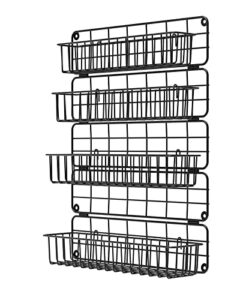 shower caddy bathroom shelf rack, wall mount for hanging shampoo conditioner - 4-tier storage organizer with hooks, rustproof sus304 stainless steel, no drilling adhesive wall mounted shower basket